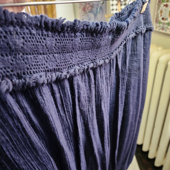 AGB Womens Sz 1X GUC Blue Bohemian Pants with Built in Liner - Picture 4 of 6